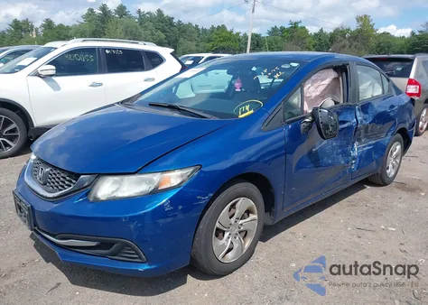 2013 Honda Civic Lx from USA, damaged, VIN 2HGFB2F5XDH526156